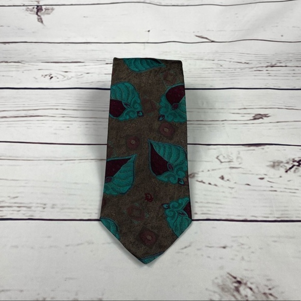 Dior Brown Print Tie